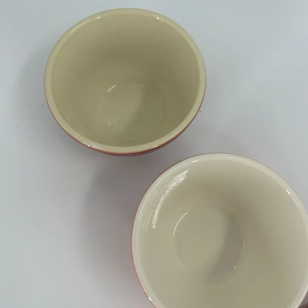 Vintage Crate & Barrel Parker Ribbed Beehive Bowl Set of 6 Retired Fast Shipping